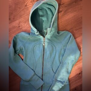 lululemon athletica Teal Green Full-Zip Hooded Jacket